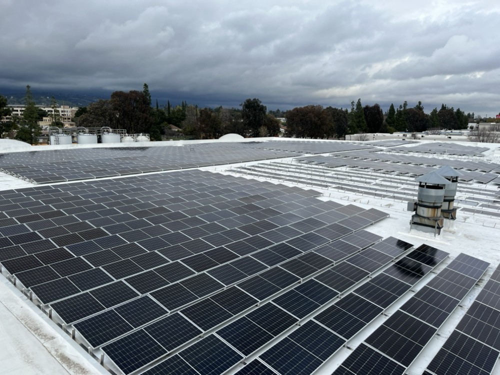 Commercial solar installation by Keen Energy Southern California